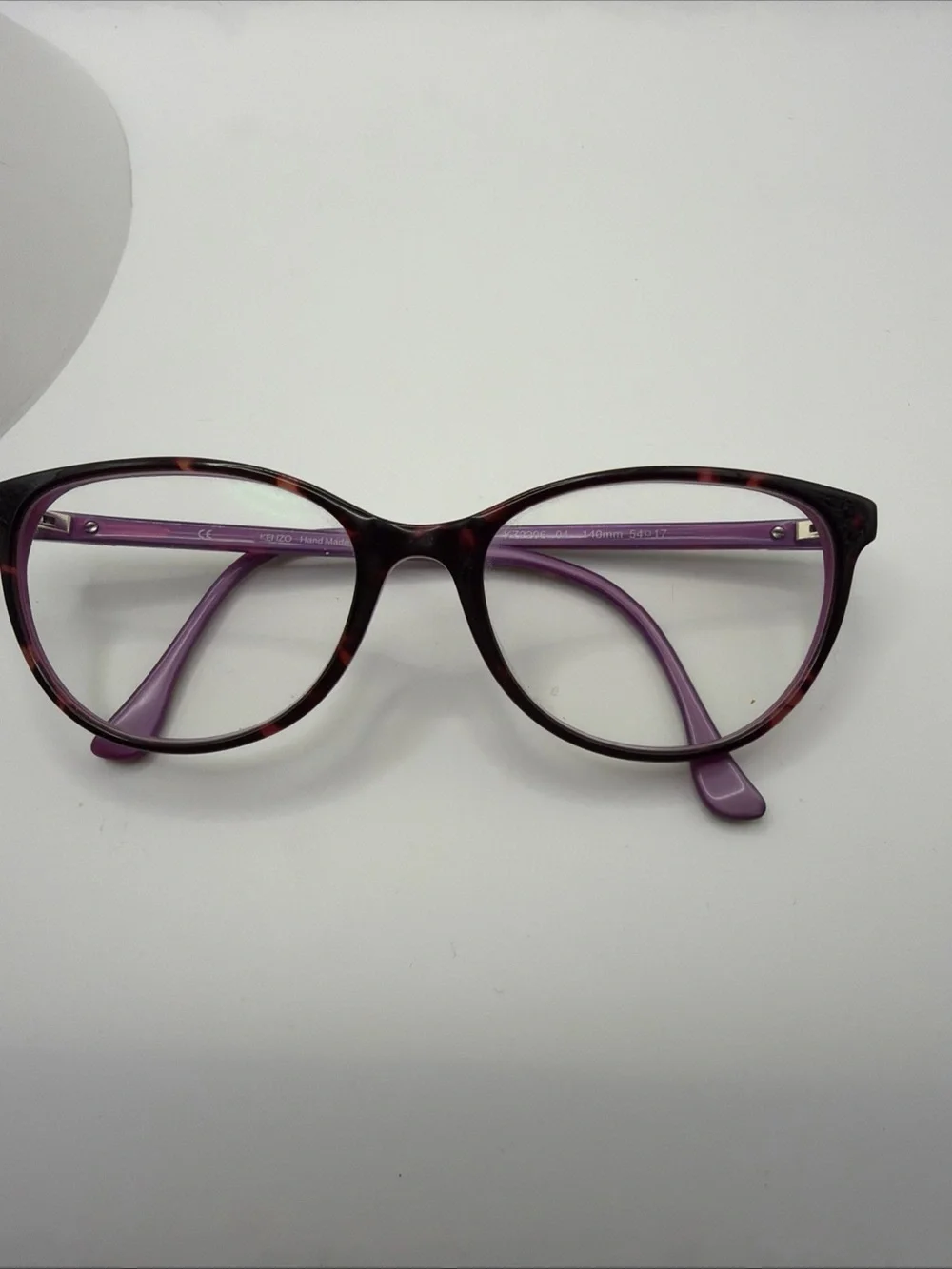 Rare Authentic Kenzo KZ 2206 C04 Violet Tortoise 54[]15-140 Glasses Frames only